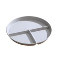 thumbnail image 1 of Three Grid Reducing Meal Plate - Wheat Straw Special Household Tableware for Eating - Durable and Design, 1 of 3