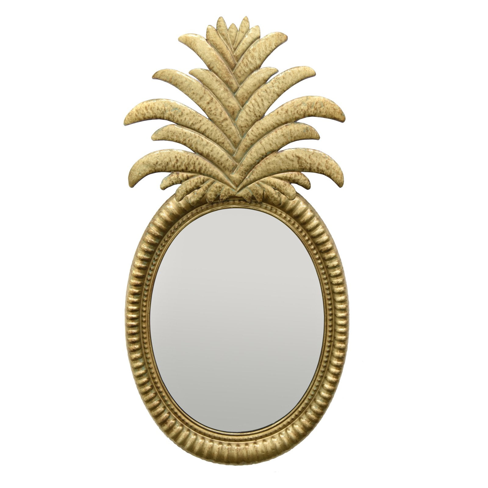 Three Hands Pineapple Inspired Wall Mirror - 17W x 33.25H in.