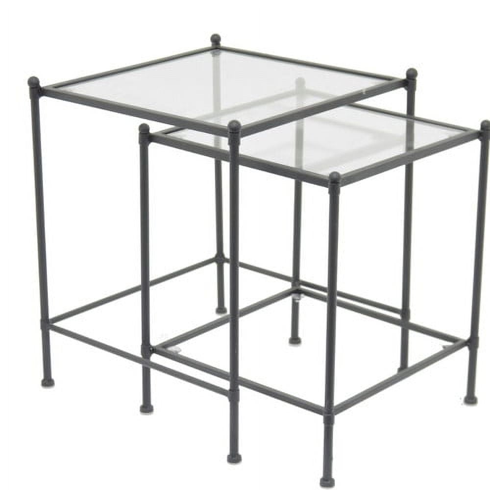 Three Hands Stylish 2 Piece Nesting Tables