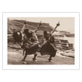 thumbnail image 1 of Three Hawaiian Hula Dancers - Vintage B&W Photograph by Alan Houghton c.1960s - Bamboo Fine Art 290gsm Paper Print (Unframed) 24x32in, 1 of 4