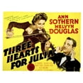 thumbnail image 1 of Three Hearts For Julia Ann Sothern Melvyn Douglas 1943 Movie Poster Masterprint (14 x 11), 1 of 2
