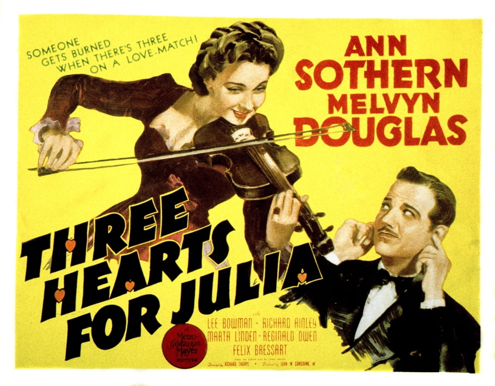 Three Hearts For Julia Canvas Art - (28 x 22)