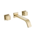 thumbnail image 1 of Three Hole Bathroom Sink Faucet, Two Knob Handle Solid Brass Basin Faucet, 1 of 8