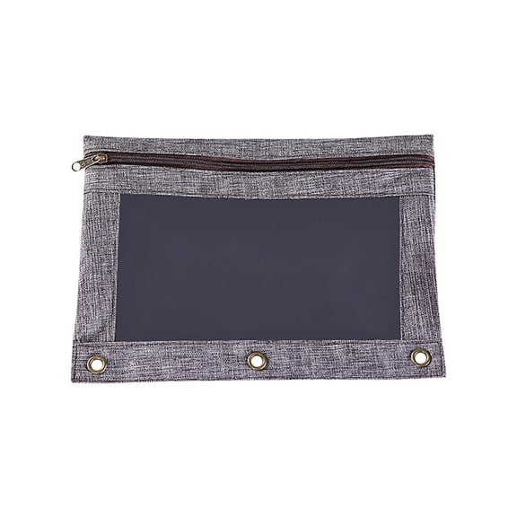 Three Hole Binder Bag,Zipper Storage Bags, Blinder Pouches Pencil Organizer Documents Bag,Make up Bag Organizer Bag,Pencil Pouch Pvc Zipper B5 Pen Holder