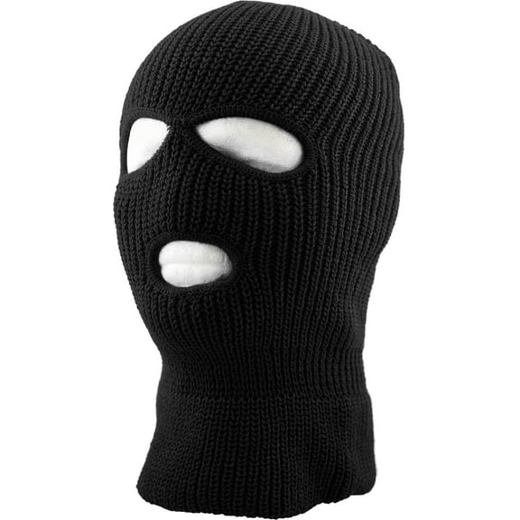 Three Hole Mask Full Face Cover Ski Hat Winter Knitted Beanie