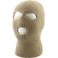 thumbnail image 1 of Three Hole Mask Full Face Cover Ski Hat Winter Knitted Beanie, 1 of 7