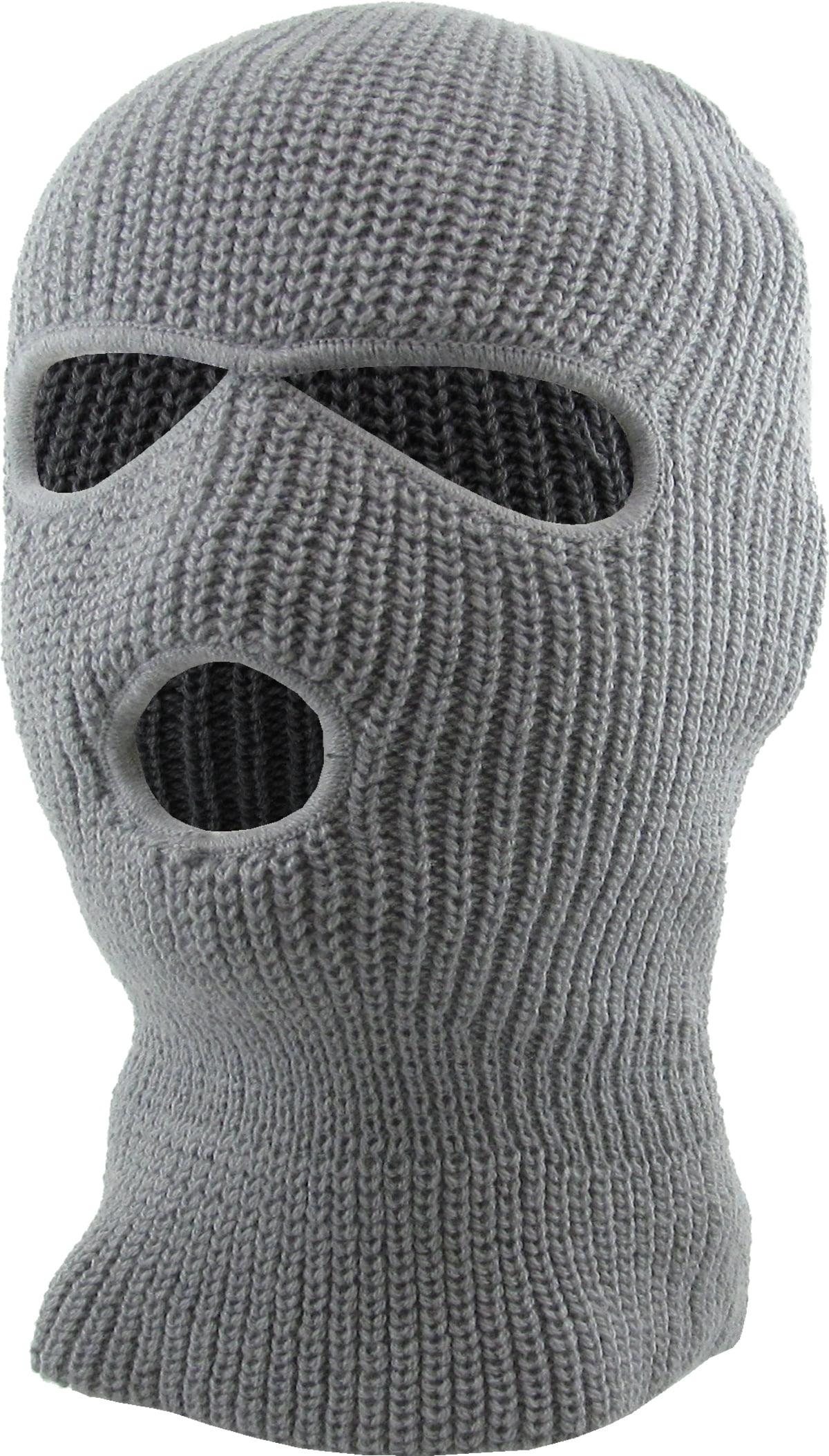 Three Hole Mask Full Face Cover Ski Hat Winter Knitted Beanie - Walmart.com