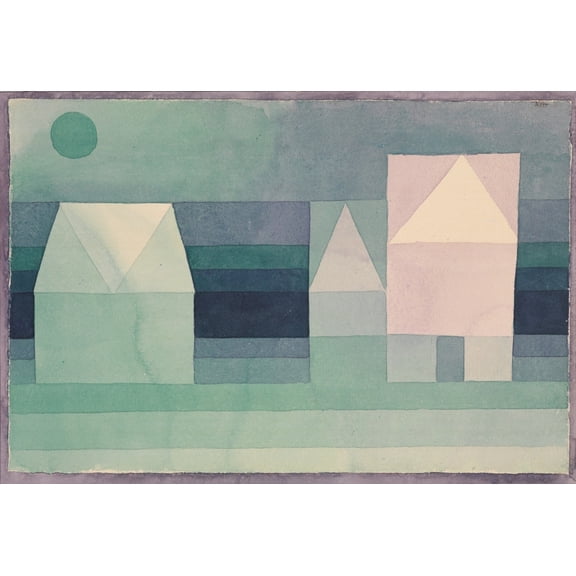 Three Houses Fine Art (24 x 18)