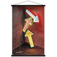 thumbnail image 1 of Three Illuminated Arrows Wall Poster with Magnetic Frame, 22.375" x 34", 1 of 5