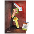 thumbnail image 1 of Three Illuminated Arrows Wall Poster with Push Pins, 14.725" x 22.375", 1 of 4