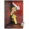 thumbnail image 1 of Three Illuminated Arrows Wall Poster with Pushpins, 22.375" x 34", 1 of 4