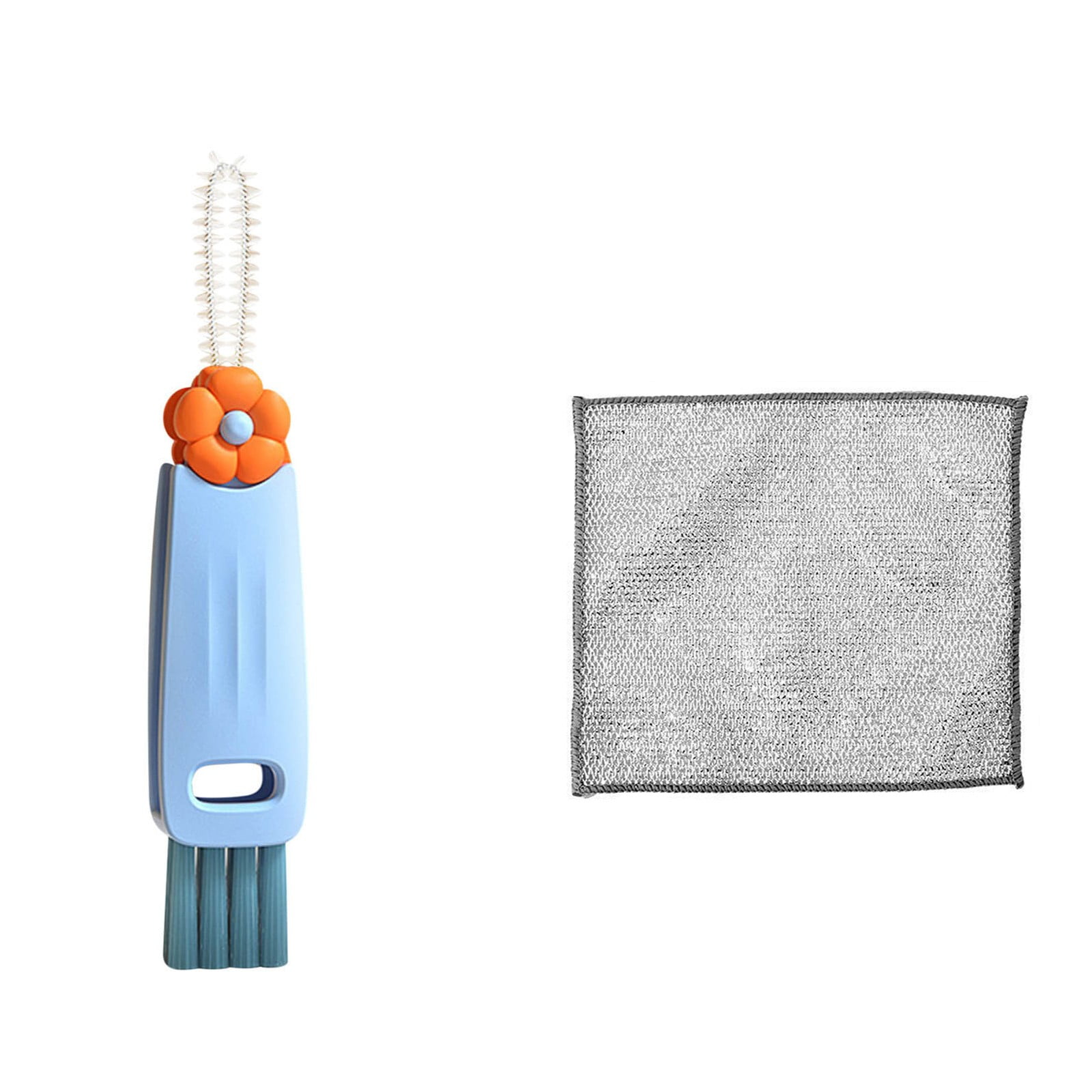 Three In One Cup Lid Brush Multifunctional Cleaning Brush Milk Bottle