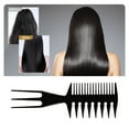 thumbnail image 1 of Three In One Hair Comb Fish Tail Bone Shape Styling Tool For Salon Barbers Slicked Back Undercut Hairstyles Detangling Smoothing, 1 of 7