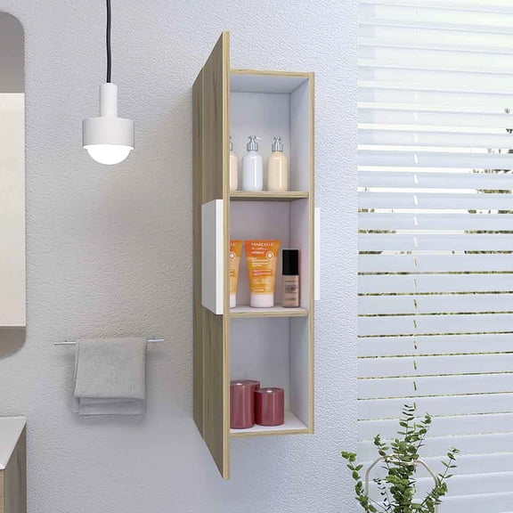 Three Interior Shelves - Keep Items Organized - Bedroom or Bathroom - Quality Storage for Home
