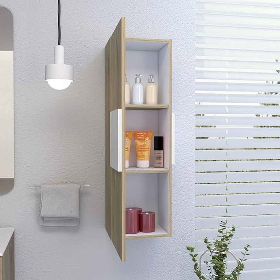 Three Interior Shelves - Keep Items Organized - Bedroom or Bathroom - Quality Storage for Home