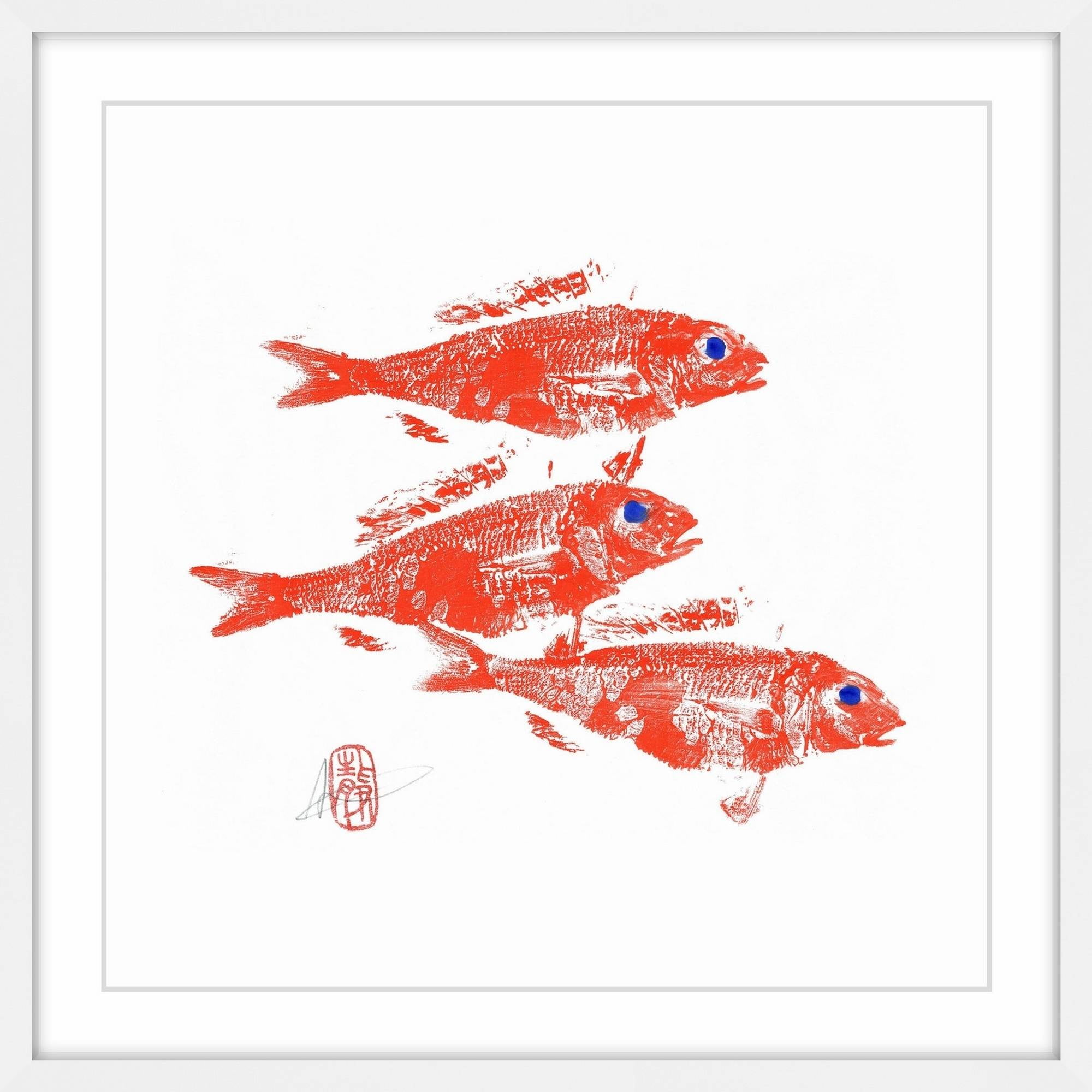 "Three Is Better than One" Framed Painting Print