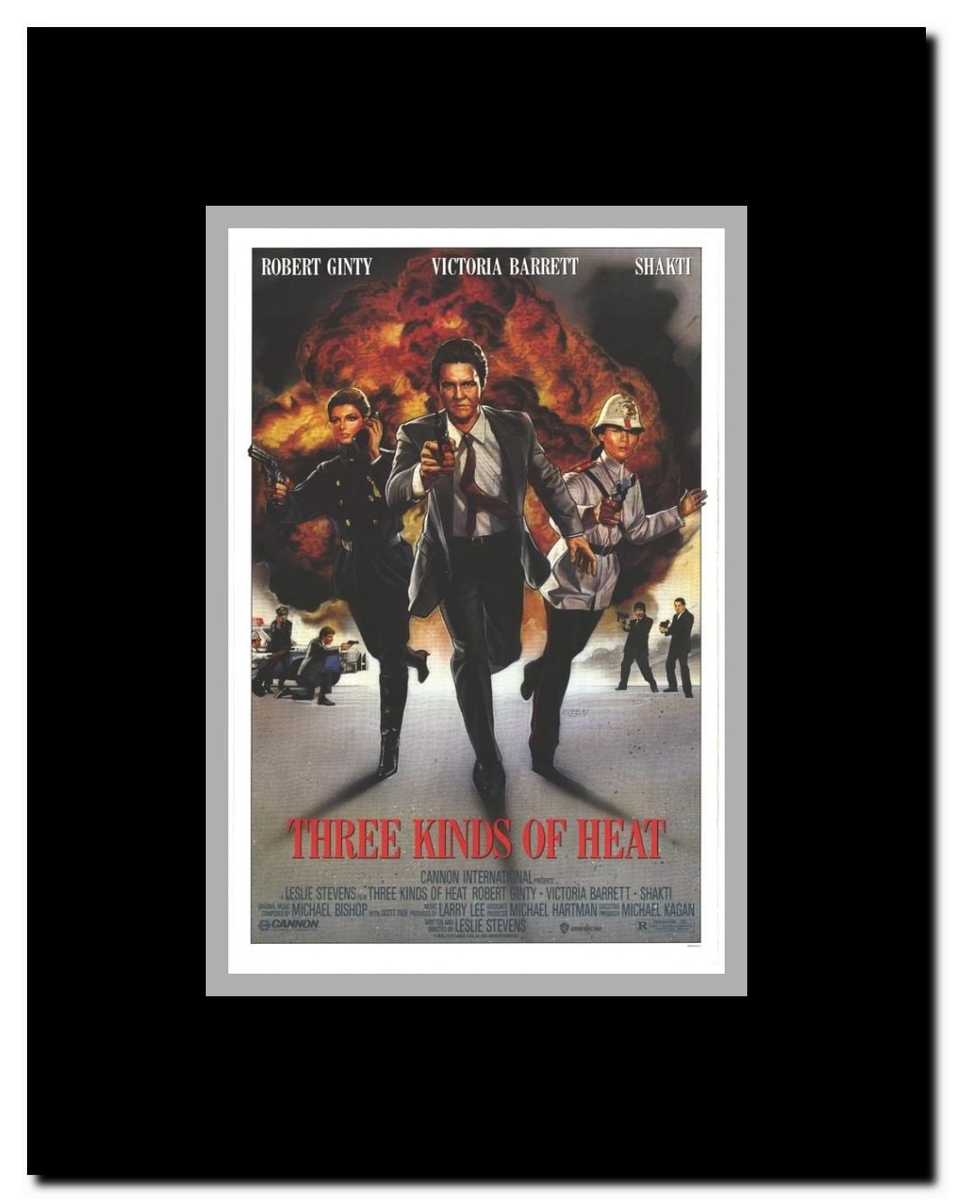 Three Kinds of Heat Framed Movie Poster