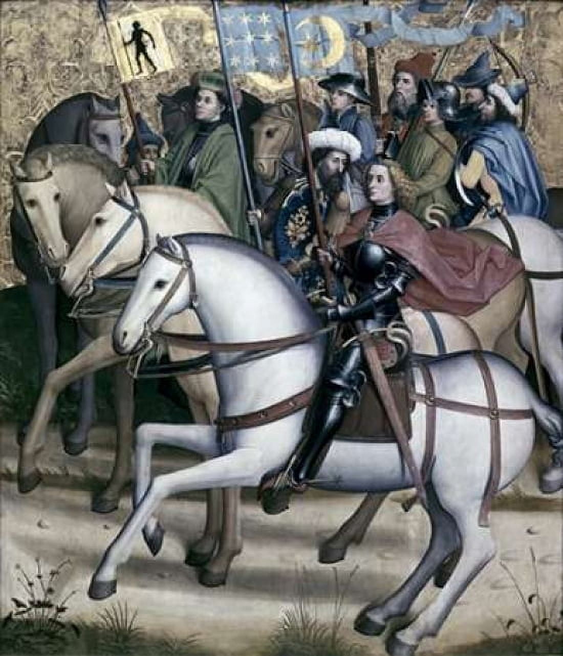 Three Kings Canvas Art - Master of the Sterzing Altarpiece (24 x 24)