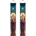 thumbnail image 1 of Three Kings Day Door Banner 71 x 12 Inch Vertical Hanging Decoration Epiphany Fiesta Día De Reyes Celebration Religious Holiday Porch Wall Entryway Party Decor, 1 of 10