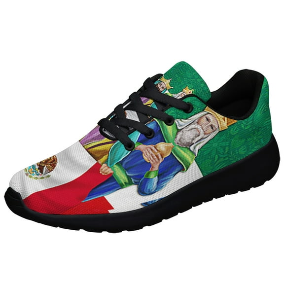 Three Kings Mexico Mexican Shoes Sneakers Black Size 5