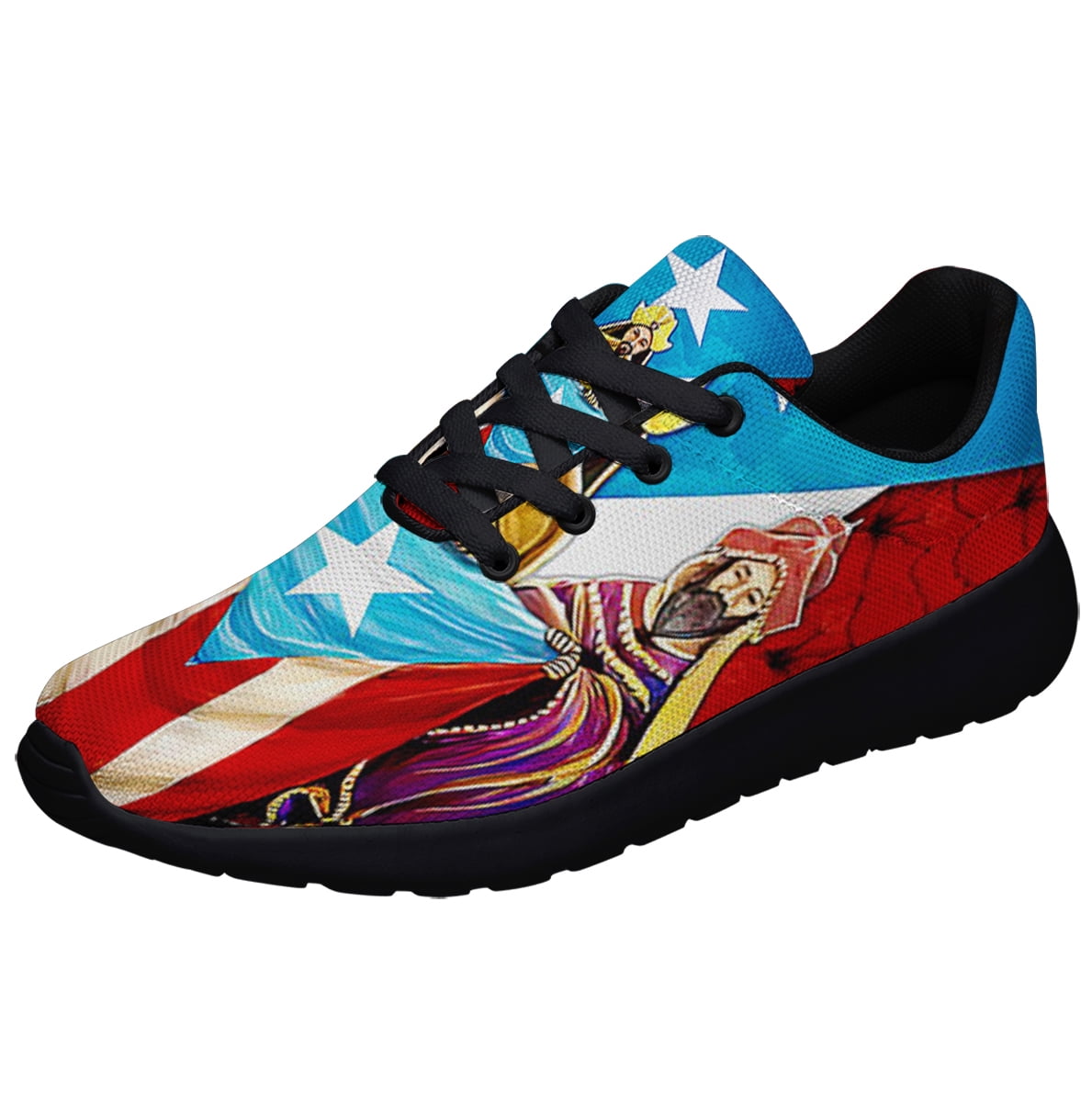 Three Kings Puerto Rico Shoes Sneakers Black Size