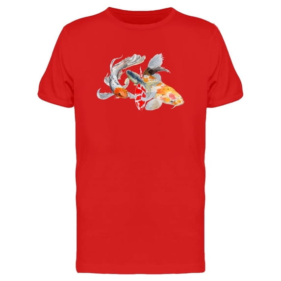 Three Koi Carp Painting Tee Men's -Image by Shutterstock