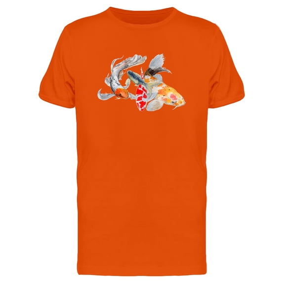 Three Koi Carp Painting Tee Men's -Image by Shutterstock