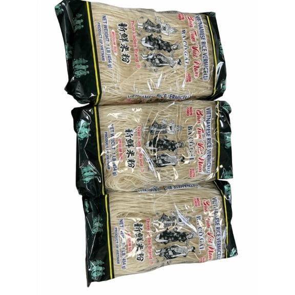 Three Ladies Vietnamese Rice Stick Vermicelli, 16 oz., 3 Pack