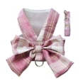 thumbnail image 1 of Three-Layer Breathable Polyester Small Dog Harness Adjustable Secure Outdoor Walking Chest Strap, 1 of 4