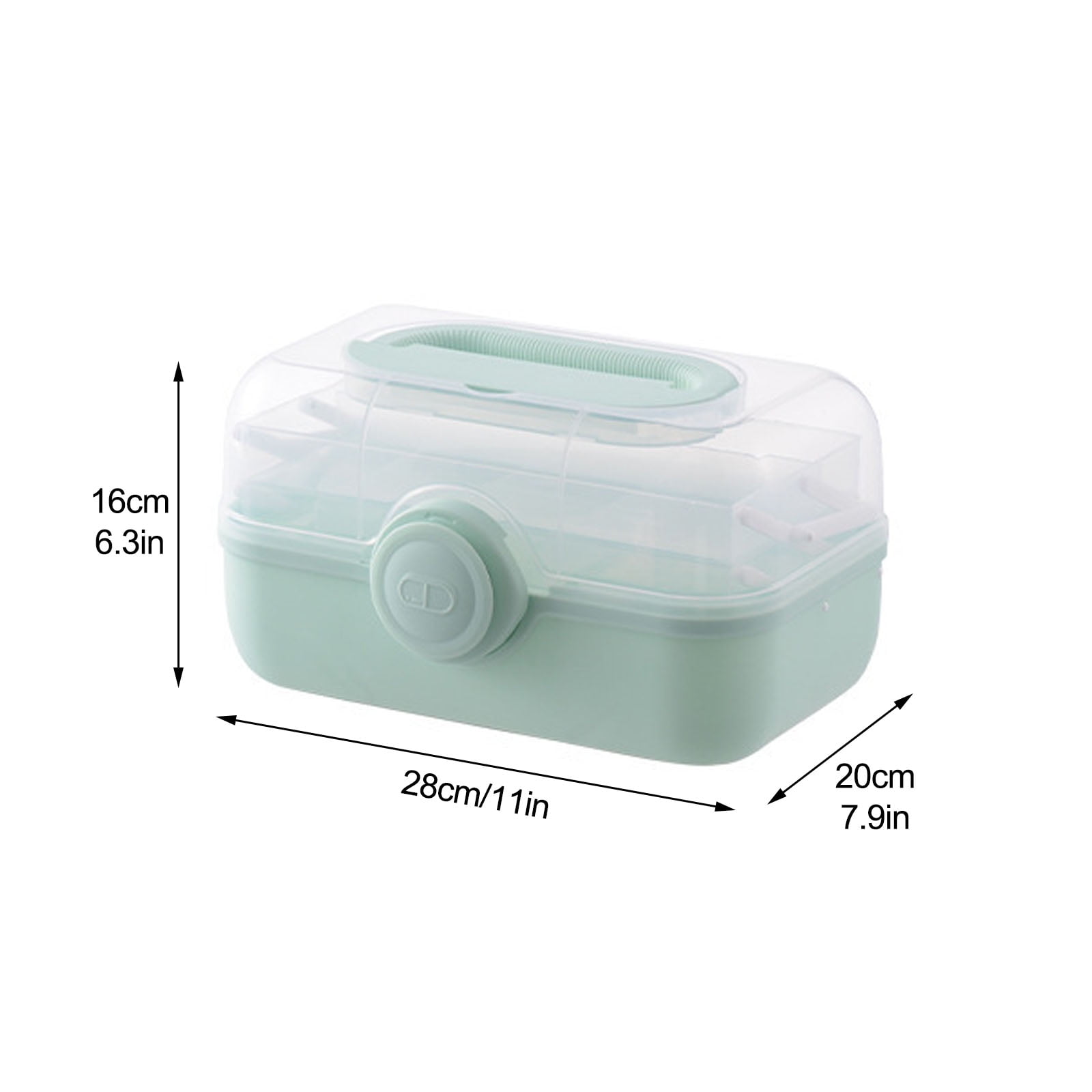 ThreeLayer Storage Box Organizer Folding Tool Box/Medicine Box/Family