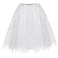 thumbnail image 1 of Three Layer Tutu Skirt Adult Half Shaggy Skirt Highlights Glitter New Hot Club Basic Leisure Dailywear, 1 of 4