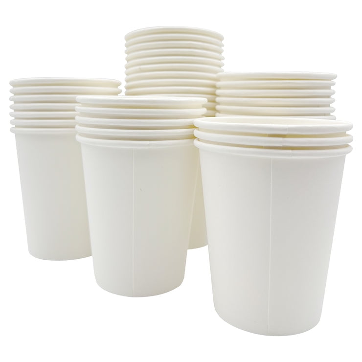 Three Leaf 12 Oz. Paper Single Wall Cups, (White) 1000 Ct. (20 Packs Of ...