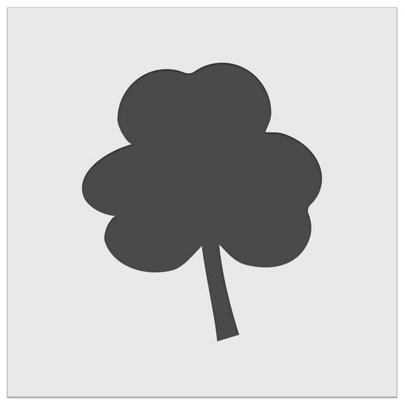 Three Leaf Clover Solid DIY Cookie Wall Craft Stencil - 7.0 Inch