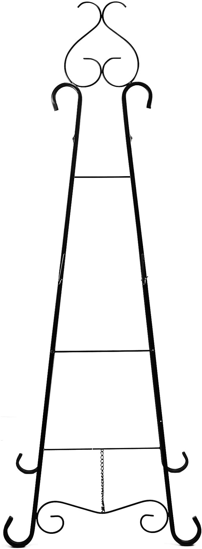 Three Leg Metal Easel Stand with Half Circle Shaped Top