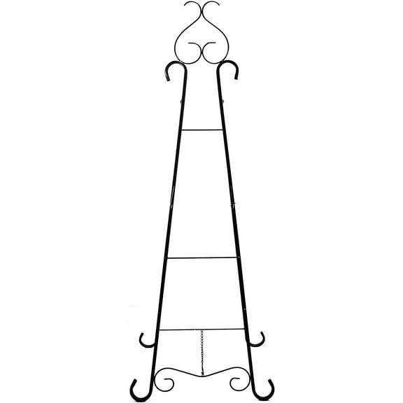 Three Leg Metal Easel Stand with Half Circle Shaped Top