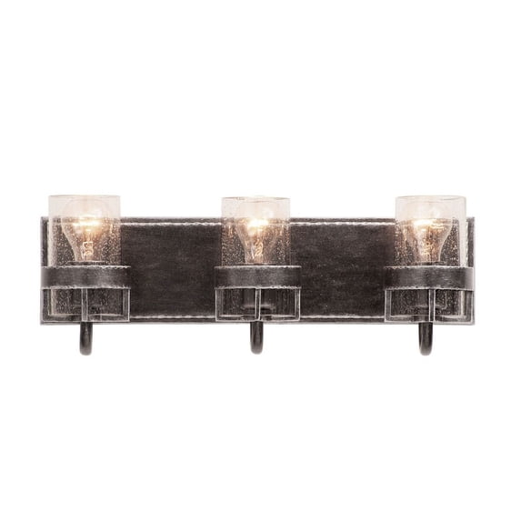 Kalco 2893VI Bexley 3 Light Bathroom Vanity Light - Grey