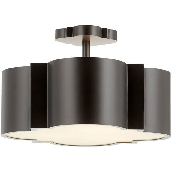 Cyan lighting - Wyatt - Three Light Convertible semi-Flush Mount - 16 Inches
