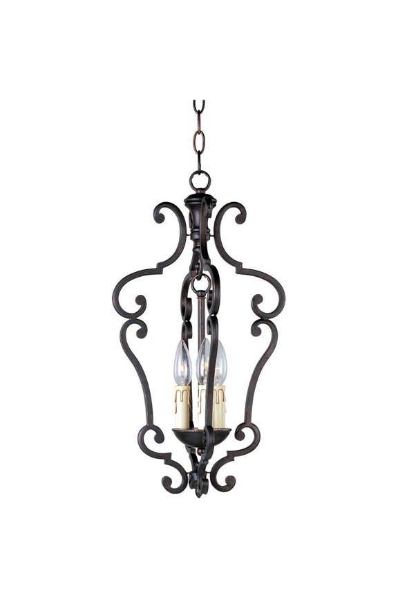 -Three Light Entry Foyer Pendant in European Style-11 inches Wide By 21.5 inches High Bailey Street Home 93-Bel-596612