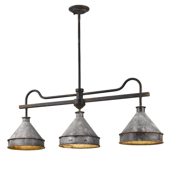 Three Light Linear Pendant Bailey Street Home 170-Bel-4313351