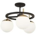 thumbnail image 1 of George Kovacs Lighting - Alluria-Three Light Semi-Flush Mount-18 Inches Wide by, 1 of 2