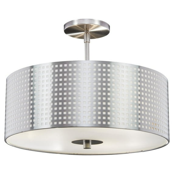 Three Light Semi-Flush Mount George Kovacs Lighting P5747-084