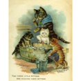 thumbnail image 1 of Three Little Kittens Are Washing Their Mittens Print By Mary Evans Picture Librarypeter & Dawn Cope Collection, 1 of 3