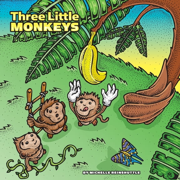 Three Little Monkeys, (Paperback)