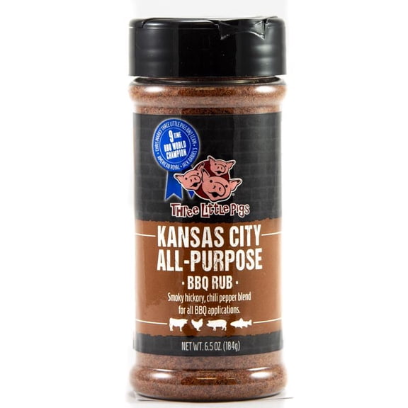 Three Little Pigs - All Purpose BBQ Rub 6.5 oz