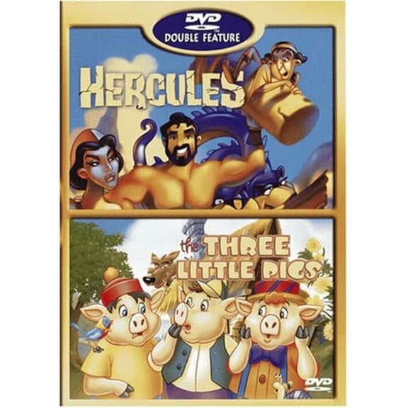 Three Little Pigs/Hercules [DVD] NEW