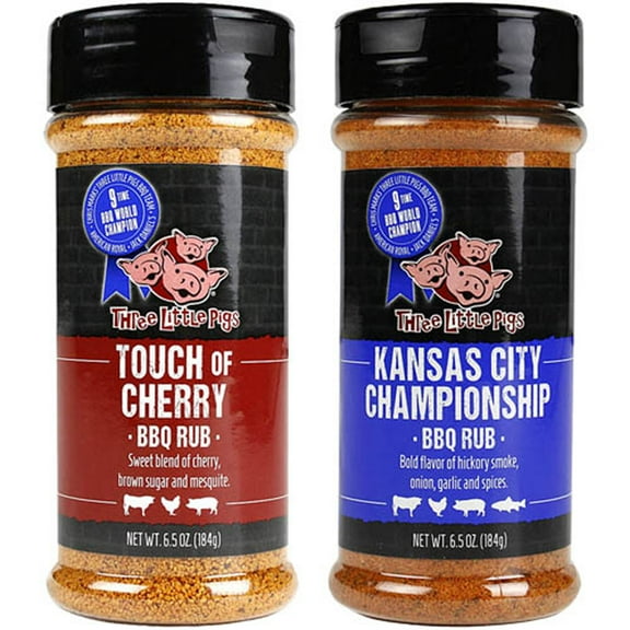 Three Little Pigs Kansas City Championship Rub & Kansas City Touch of Cherry Rub