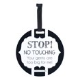 thumbnail image 1 of Three Little Tots Black & White No Touching Baby Car Seat & Stroller Tag, 1 of 11