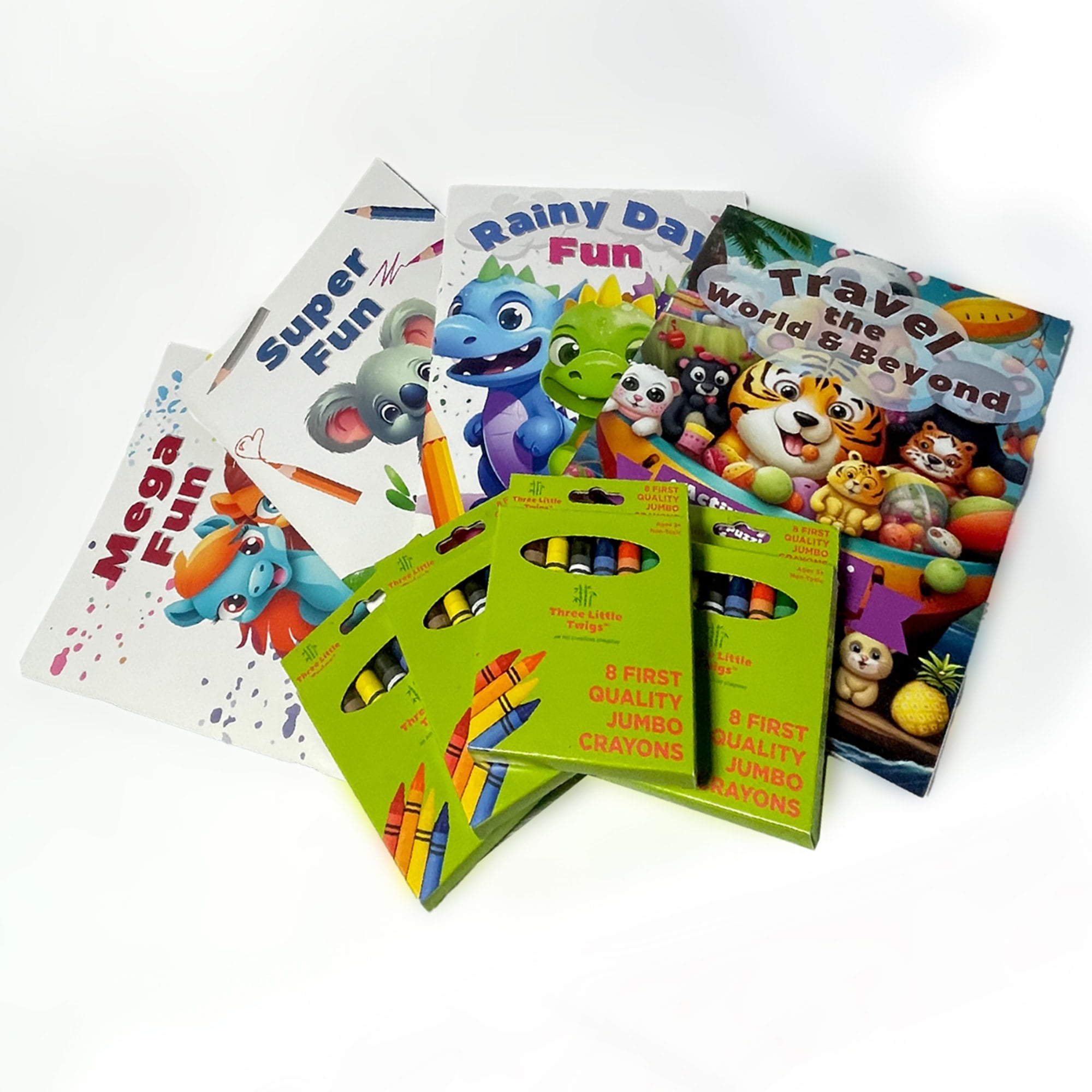 Three Little Twigs: Beginners Activities Coloring Books 8pc Bundle - 4 ...