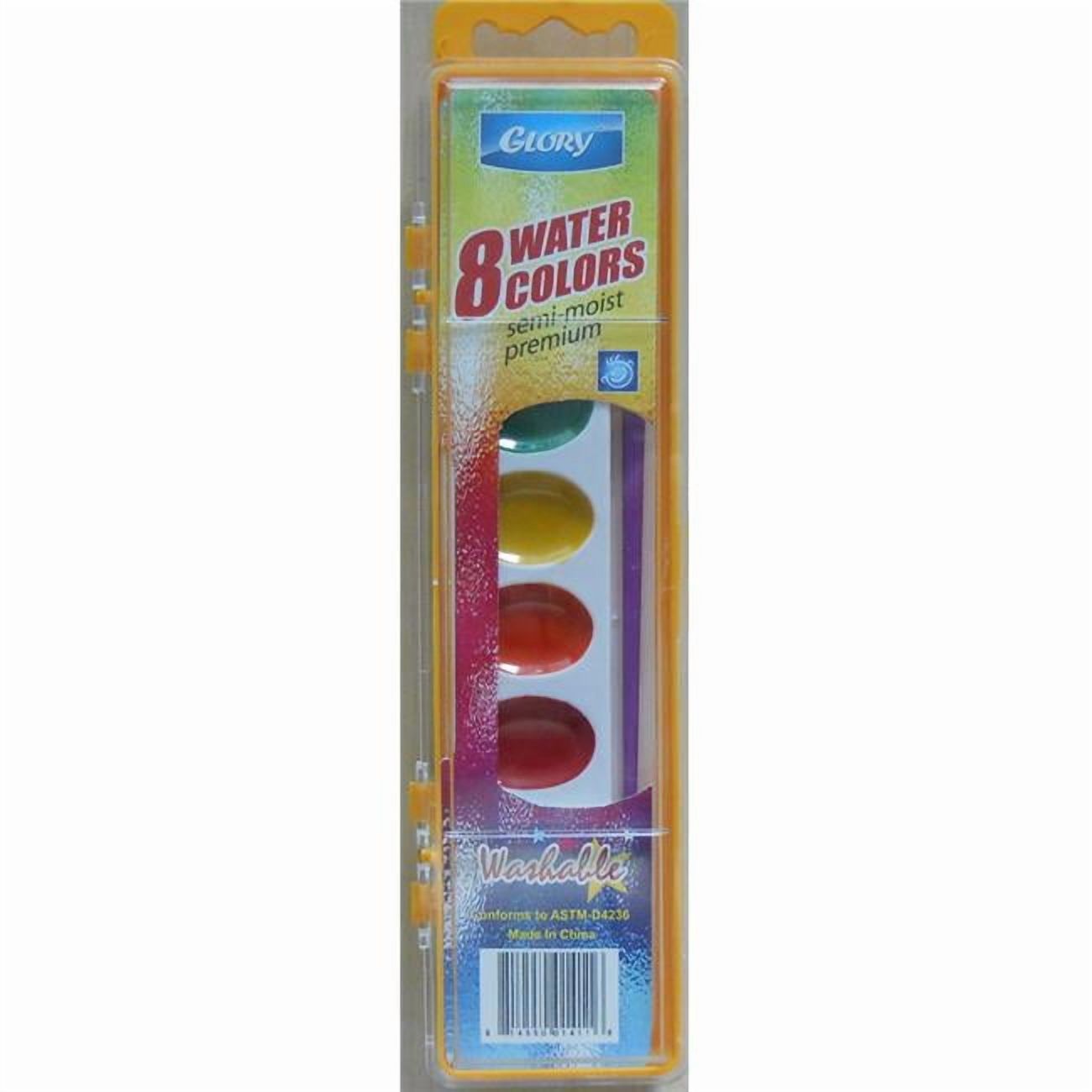 Glory 8ct. Washable Watercolor Semi Moist