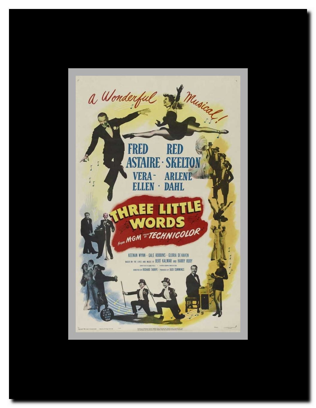Three Little Words Framed Movie Poster